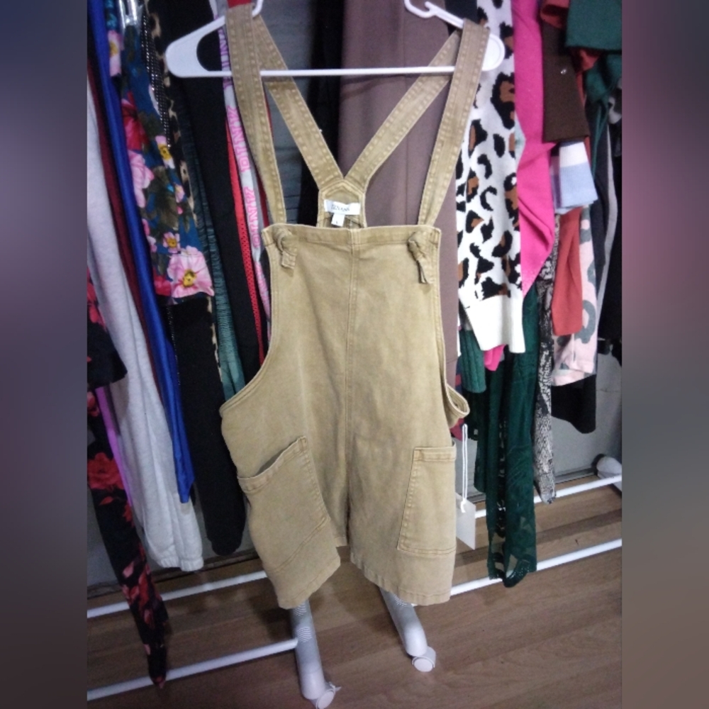 Zara Beige Cross-Back Jumpsuit